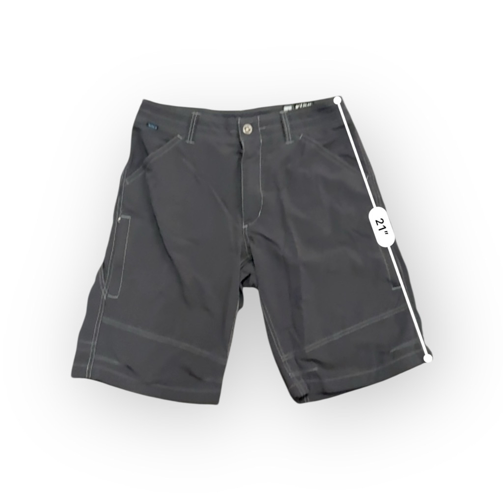 KÜHL Mens Renegade Dark Grey Active Shorts Contrast Stitching Sz 34​ - Picture 4 of 10